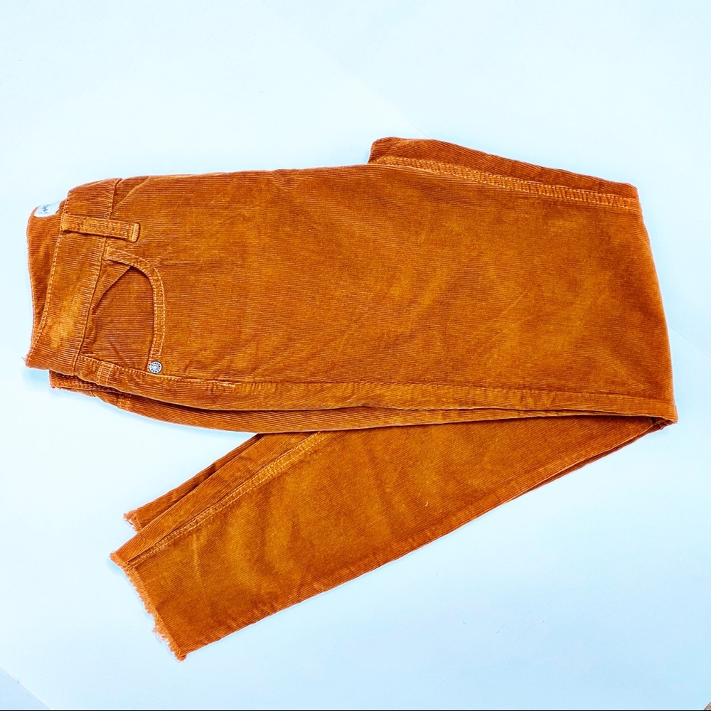 NWOT Free People Raw Hem Courduroy Pants - Picture 6 of 6